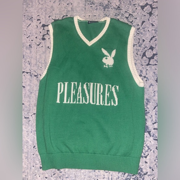 Playboy pleasures green vest men’s large NEVER WORN - Picture 2 of 4